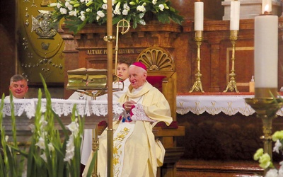 Abp senior Damian Zimoń przewodniczył odpustowej Eucharystii. 