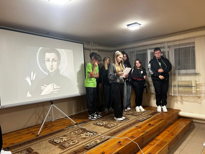 Młodzi spotkali się ze św. Stanisławem Kostką