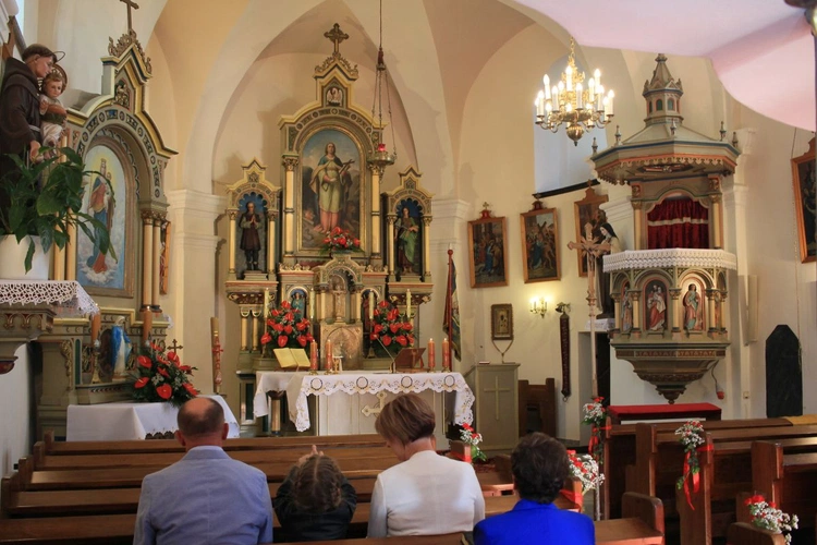 Poświęcenie kościoła św. Tekli w Wódce po remoncie