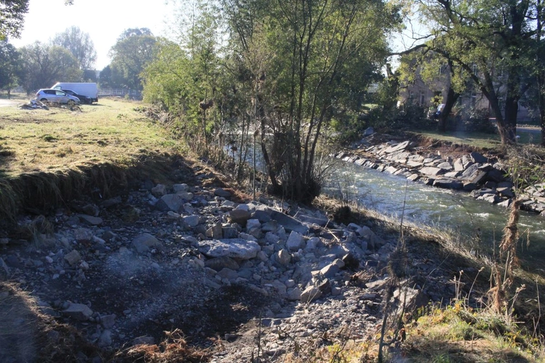 Pierwsza niedziela po powodzi w Chomiąży