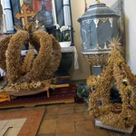 Korony żniwne i plony ziemi w Lubecku