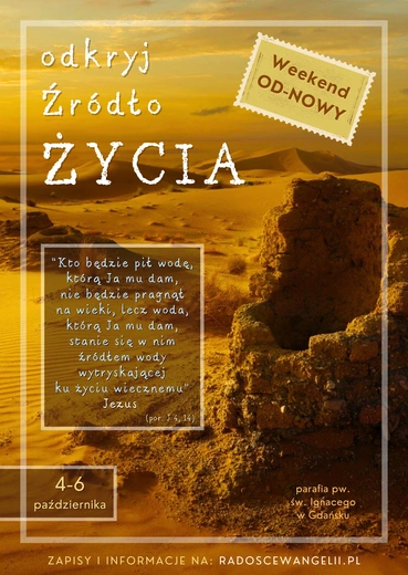 Weekend OD-NOWY z fundacją Radość Ewangelii