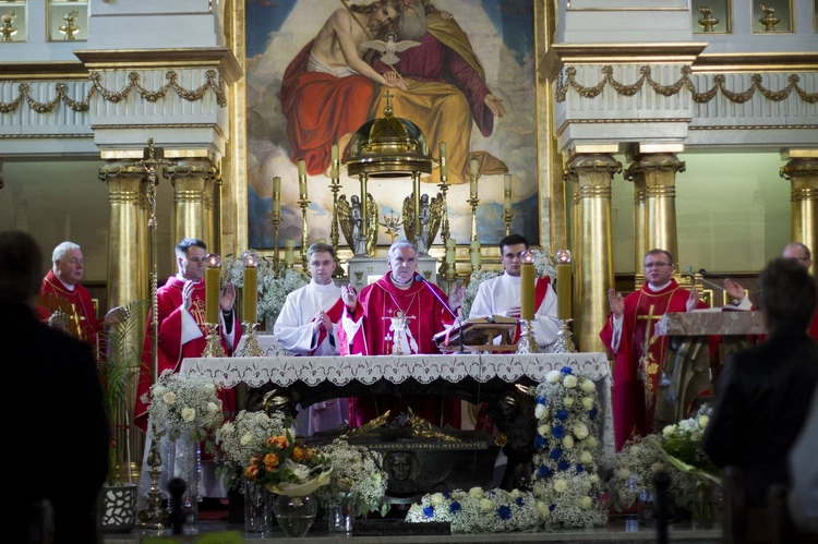 Pielgrzymka WSD w Sandomierzu do Zabawy