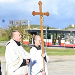 Modlitwa przy gdańskiej ulicy