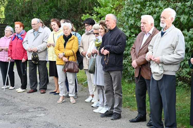 Modlitwa przy gdańskiej ulicy