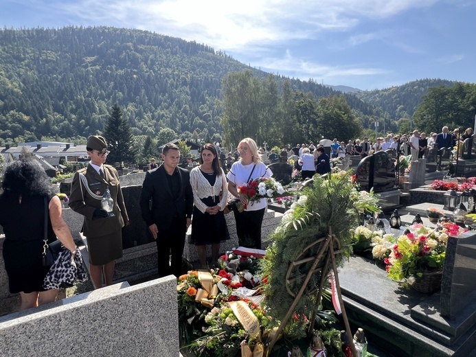 Pogrzeb żołnierza śp. Józefa Lewickiego ps. "Józef" w Szczyrku