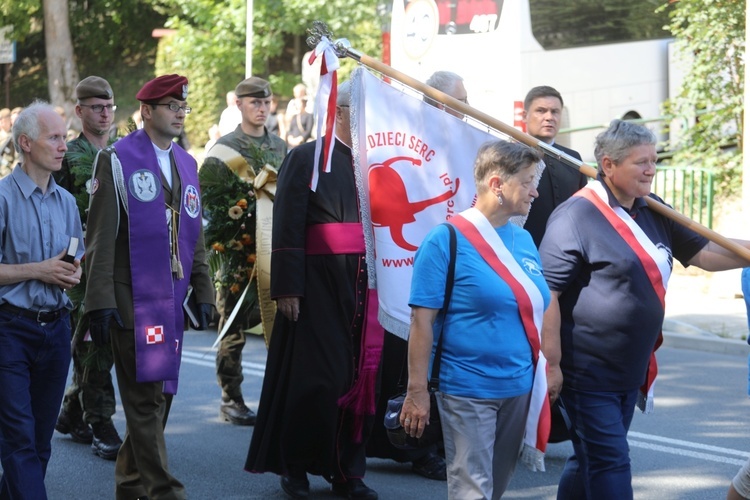 Pogrzeb żołnierza śp. Józefa Lewickiego ps. "Józef" w Szczyrku