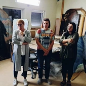 W odbiorze uczestniczyli (od prawej): Krzysztof Obratański, ks. Stanisław Rożej, Emilia Górecka, Małgorzata Świeca-Dzierżak i Anna Batorowska.