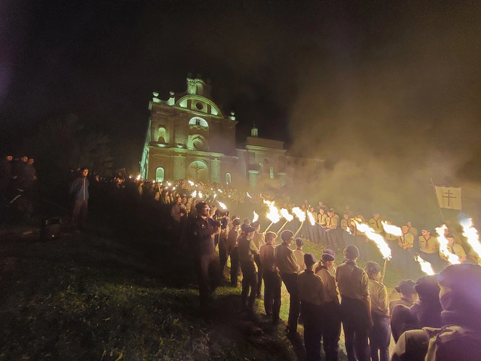 Chełmscy skauci na Świętym Krzyżu