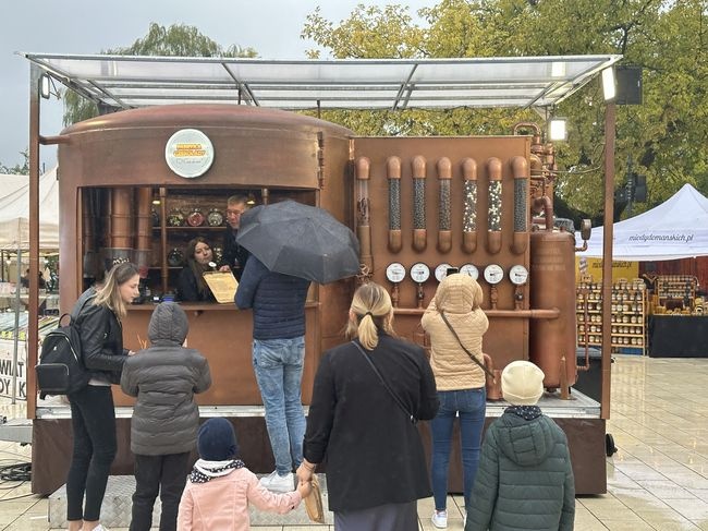 Fabryka czekolady na runku w Stalowej Woli-Rozwadowie.