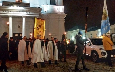 Procesja różańcowa ulicami Chełma