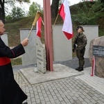 Uroczystości przy Pomniku Ofiar Ludobójstwa na Kresach Wschodnich w zielonogórskiej Łężycy