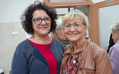 Maria Kalinowska i Grażyna Zdeb – wolontariuszki Hospicjum św. Kamila.