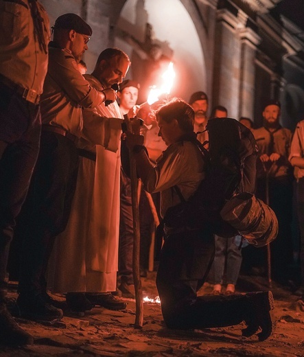 Szczególnym momentem był obrzęd wymarszu wędrownika – decyzja o pójściu w dorosłe życie za Chrystusem.