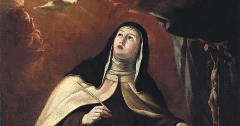 „Św. Teresa od Jezusa pisząca” na płótnie z XVIII wieku