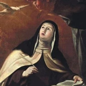 „Św. Teresa od Jezusa pisząca” na płótnie z XVIII wieku