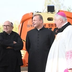 Wmurowanie kamienia węgielnego w sanktuarium bł. S. Wyszyńskiego