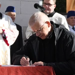 Wmurowanie kamienia węgielnego w sanktuarium bł. S. Wyszyńskiego