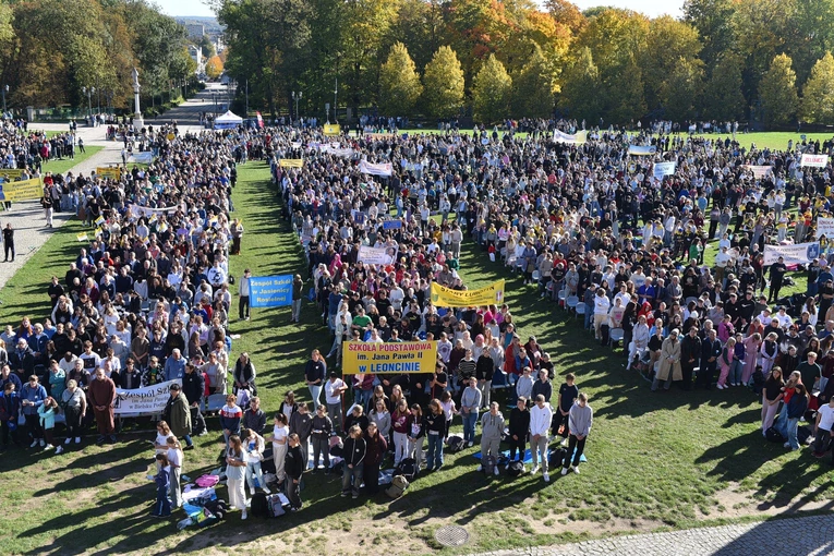 Pielgrzymka szkół papieskich na Jasną Górę