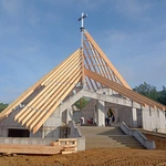Wmurowanie kamienia węgielnego w sanktuarium bł. S. Wyszyńskiego