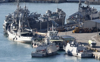 Port wojskowy Keelung na Tajwanie
