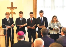 	Immatrykulacja studentów pierwszego roku oraz studentki Instytutu Studiów Wyższych w Gorzowie Wlkp.