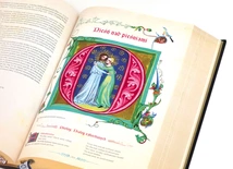 	To opowieść pełna gwałtownych uczuć i zachwytu, prowadząca do ogrodów, winnic,  przez trud poszukiwań i radość spotkania.  Na zdjęciu karta z Biblii Jubileuszowej Edycji  św. Pawła.