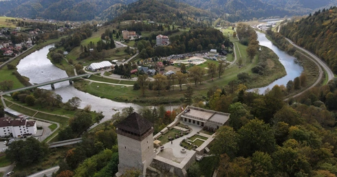 Górska forteca w Muszynie