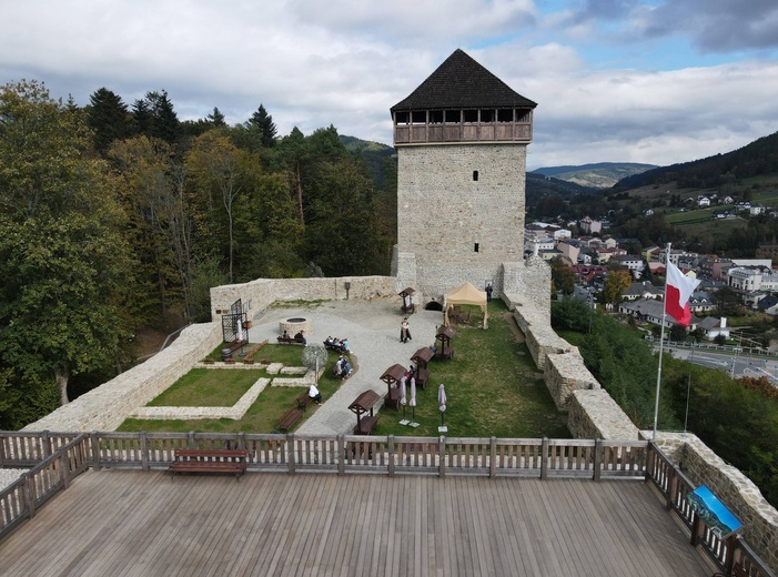 Górska forteca w Muszynie