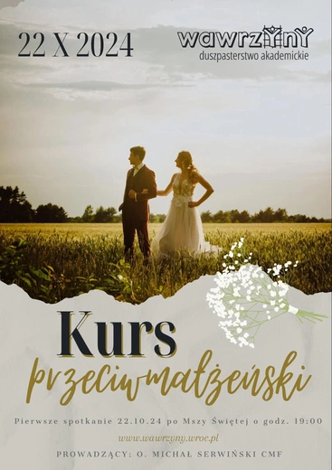 Jedyny kurs PRZECIWmałżeński we Wrocławiu