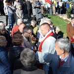 Poświęcenie pomnika ks. J. Popiełuszki 