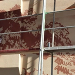 Mural z Chrystusem Zmartwychwstałym