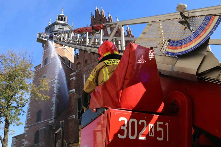 Kraków. Czy palił się kościół?