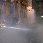 Ćwiczenia straży pożarnej w kościele Bożego Ciała