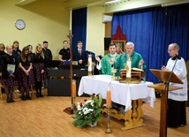 Eucharystia w szkolnej kaplicy.