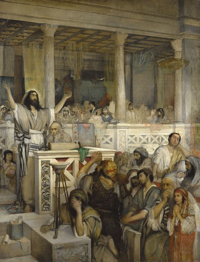  Chrystus nauczający w Kafarnaum, 1879 r. Muzeum Narodowe w Warszawie