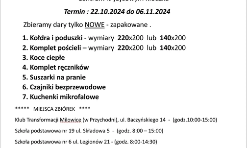 Sosnowiec. Wolontariusze Szlachetnej Paczki ruszyli z kolejną akcją pomocową dla powodzian