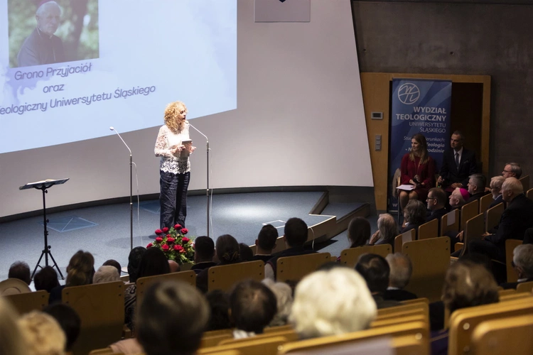 90. urodziny abp. seniora Damiana Zimonia na WTL UŚ