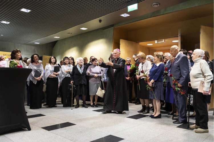 90. urodziny abp. seniora Damiana Zimonia na WTL UŚ