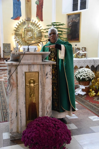 Przasnysz. O. Jose Maniparambil w sanktuarium Matki Bożej