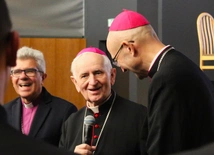 90. urodziny abp. Damiana Zimonia w Wyższym Śląskim Seminarium Duchownym