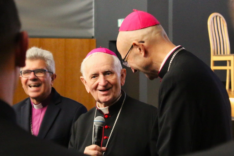 90. urodziny abp. Damiana Zimonia w Wyższym Śląskim Seminarium Duchownym
