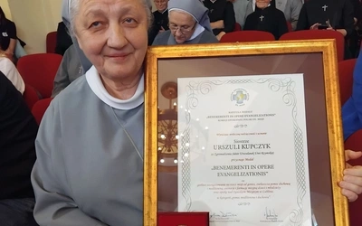 S. Urszula Kupczyk nagrodzona medalem "Benemerenti in Opere Evangelizationis"
