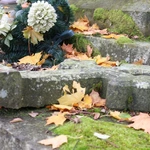 Zabytkowy nagrobek ks. Justyna Łady