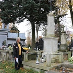 Zabytkowy nagrobek ks. Justyna Łady