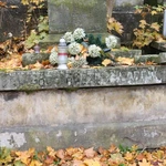 Zabytkowy nagrobek ks. Justyna Łady