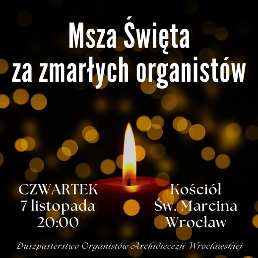 Modlitwa za zmarłych organistów. Po raz pierwszy w archidiecezji