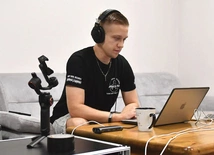 	Kacper Suchanek – na płycie nie będzie słychać jego głosu, ale efekt jego pracy. 