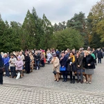 Modlitwa na zielonogóskim cmentarzu