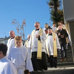 Poświęcenie krypty i figur świętych